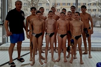 U 14 des SVV Plauen gewinnt Wasserball-Landespokal - Das erfolgreiche U-14-Team des SVV Plauen.