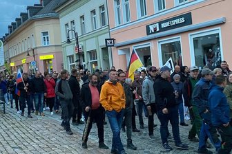 Über 1000 Teilnehmer bei Demonstrationen in Auerbach und Adorf - Demo in Auerbach