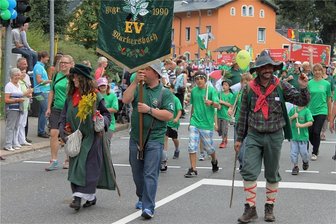 Übernimmt Plauen kurzfristig die Ausrichtung des Tages der Sachsen 2022? - Zum Tag der Sachsen gehört auch ein Festumzug - wie 2013 in Schwarzenberg.