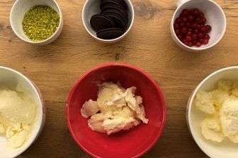 Überraschend einfach und lecker: Eis selber machen - Da blieb nicht viel Zeit fürs Foto: selbst gemachte Eiscreme.