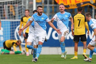 Überraschung im Sachsenpokal: Chemnitzer FC wirft Drittligist Dynamo Dresden raus - Niklas Erlbeck erzielte das 1:1 für den CFC gegen Dresden und leitete damit die Wende ein.
