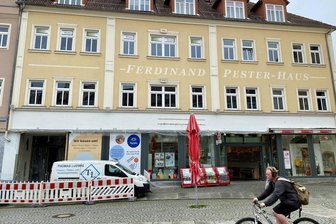 Am Ferdinand-Pester-Haus in Mittweida wird seit einiger Zeit gebaut. 