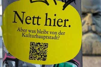 Umfrage-Ergebnisse: Was bleibt von der Kulturhauptstadt? - Mit diesem Bild und einem QR-Code hat die SPD-Landtagsfraktion eine Umfrage zum Erfolg der Kulturhauptstadt gestartet.