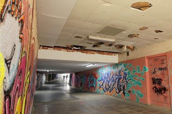 Umfrage in Plauen: Das sind die gefühlt unsichersten Orte der Stadt - Seit Jahren in der Kritik: die Fußgängerunterführung am Oberen Bahnhof.