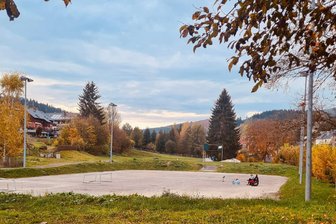 Umgestaltung von Ex-Eisbahngelände im Vogtland: Verein treibt Projekt voran - Das Gelände der ehemaligen Eisbahn.