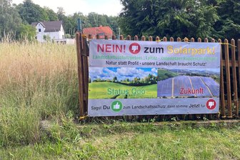 Umstrittener Solarpark in Ortsteil von Plauen: Am Ende sind sogar die Bürger gegen eine Bürgerversammlung - Nachdem die Pläne für den Solarpark nahe Unterlosa bekanntwurden, regt sich in dem Plauener Ortsteil Widerstand.