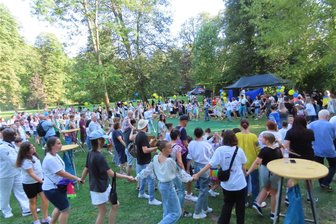 Unabhängigkeitstag der Ukraine in Werdau gefeiert - Zum 33. Unabhängigkeitstag der Ukraine gab es am Samstag ein Fest im Werdauer Stadtpark.