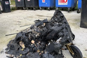 Unbekannte zünden Mülltonnen an - Unbekannte zünden Mülltonne in Döbeln an.