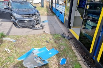 Unfall an Straßenbahnübergang in Chemnitz -