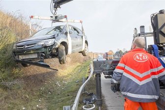 Unfall auf der A72 - 