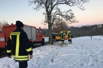 Unfall beim Rodeln nahe Tuttendorf -