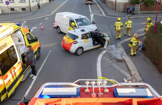 Unfall in Rodewisch: Zwei Verletzte - 