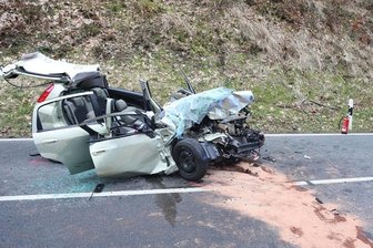 Unfall mit drei Verletzten - S 228 drei Stunden gesperrt -