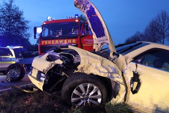 Unfall zwischen Oberlichtenau und Ebersdorf -