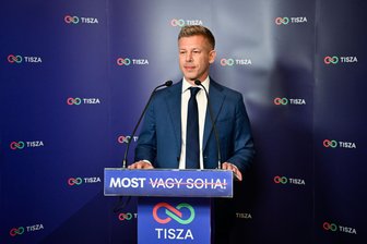 Ungarn zeigt, der Siegeszug der Autokratien lässt sich stoppen - Peter Magyar, Vorsitzender der Oppositionspartei Tisza, kurz nach Schließung der Wahllokale.