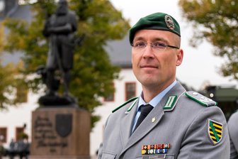 „Unser Leben in Freiheit und Frieden ist so bedroht wie nie“: Kommandeur der Marienberger Jäger im Interview - Oberstleutnant Georg Böhme ist seit Oktober 2023 Kommandeur des Panzergrenadierbataillons 371 und damit verantwortlich für knapp 800 Soldaten in Marienberg und Frankenberg.