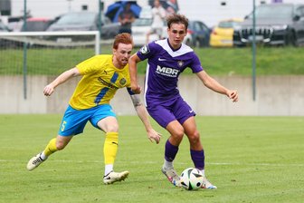 Unter Ausschluss der Öffentlichkeit: Erzgebirge Aue gewinnt Trainingsspiel gegen Lok Leipzig - Jugend forscht: Acht FCE-Nachwuchsspieler kamen im Trainingsspiel gegen Lok Leipzig zum Einsatz, darunter Torschütze Quentin Fraulob.