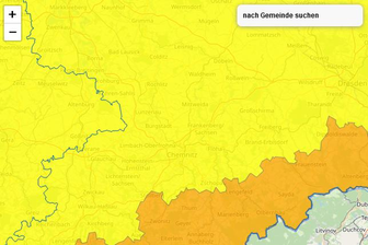 Unwetter: Die Warnlage in der Region -
