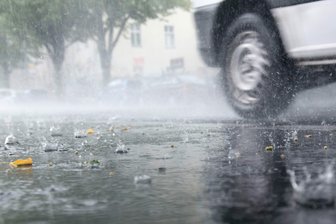 Unwetter über Teilen Südwestsachsens -