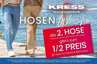 Hosenwochen bei KRESS -