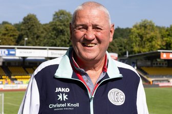 Urgestein des VFC Plauen nimmt seinen Hut - Thomas Sesselmann in seinem „Wohnzimmer“ Plauener Vogtlandstadion.