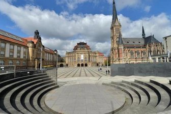 Veranstalter sagt Rockkonzert auf dem Theaterplatz ab - Theaterplatz in Chemnitz