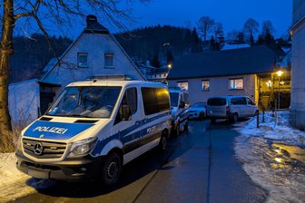 Verdacht auf Drogenkriminalität: Polizei durchsucht Tivoli Olbernhau - Die Polizei ist am Mittwochmorgen im Olbernhauer Tivoli im Einsatz.