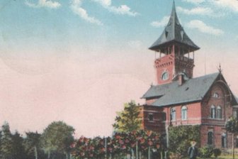Verein fördert ab 1887 Tourismus - Eine Postkarte der Reichenbacher Gaststätte "Schönen Aussicht". Beim Bau der Anlage wurde ein Park mit angelegt. Beides wurde am 31. August 1890 eingeweiht.