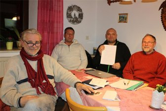 Verein Pro Vogtlandschaft will bei Kommunalwahlen mitmischen - Thomas Hohl aus Kornbach, Mario Schürner aus Gefell, Dirk Spengler aus Spielmes und Peter Staudt aus Rothenacker (von links) gehören zum Vorstand vom Verein Pro Vogtlandschaft.