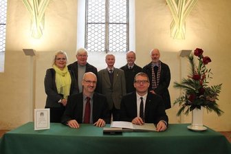 Vereinbarung zum Weiterbau und zur Fertigstellung des Freiberger Domkreuzganges St. Marien vertraglich festgeschrieben -