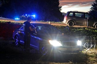 Verfolgungsjagd mit Autodieb endet auf A 4 bei Meerane - 