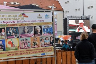 Verhaltener Start in die Freiberger Sommernächte - "Go Trabi go" zum Auftakt: Die Sommernächte 2021 im Schlosshof sind eröffnet.