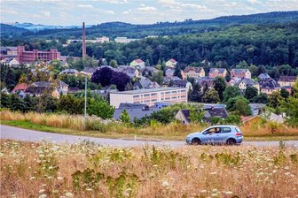 Verkaufsstart: In Flöha gibt es neue Baugrundstücke - Diese Aussicht über die Stadt Flöha haben die künftigen Bauherren von ihren Grundstücken aus.
