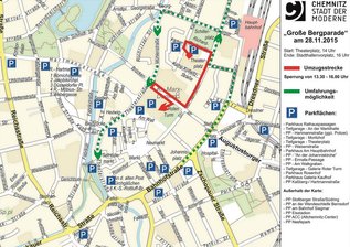 Verkehrsbehinderungen: Große Bergparade am Samstag - 