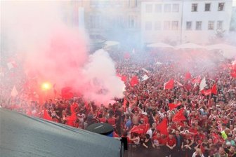 Verletzte bei Aufstiegsparty des FSV Zwickau -