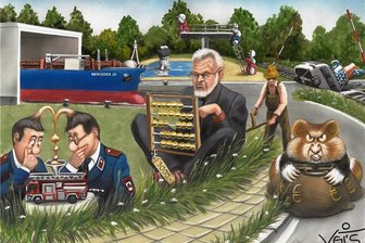 Versteigerung von Karikatur bringt Erlös von 600 Euro - 
