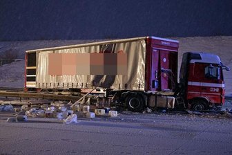 Verunglückter Gefahrguttransporter auf A4: Autobahn seit Mitternacht wieder frei -