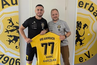 VfB Auerbach bekommt einen „verlorenen Sohn“ zurück - Amer Kadric spielte bereits von 2017 bis 2020 in der Regionalliga in Auerbach.