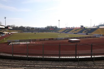 VFC Plauen: Auch Spiel gegen Babelsberg abgesagt - Im Vogtlandstadion rollt auch am Samstag nicht der Ball.