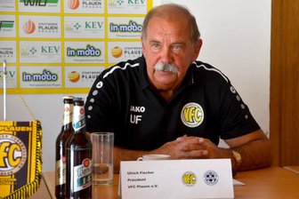 VFC Plauen erneut in Turbulenzen: Vorstandsmitglieder treten zurück - Der Vorstandsvorsitzende Ulrich Fischer ist beim Fußball-Oberligisten VFC Plauen am Sonntagabend zurückgetreten.