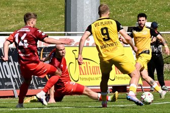 VFC Plauen holt souveränen Auswärtsdreier - Matheus Beal brachte Plauen in Halberstadt mit dem Treffer zum 1:0 auf Kurs.