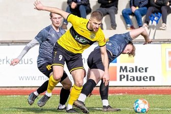 VFC trumpft in Unterzahl auf - Johan Martynets war beim 4:0-Sieg in Freital mit zwei Toren der Matchwinner. Er war an allen Treffern beteiligt.