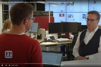 Videotalk aus dem Newsroom: Corona, Laschet, Wanderwitz - was Sachsens Regierungschef sagt - 