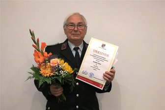 Vier Jahrzehnte im Ehrenamt: Steinberg ehrt Feuerwehrmann - Gunter Putze gehört seit mehr als 40 Jahren der Feuerwehr an.