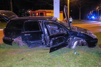 Vier Personen bei Unfall in Zwickau schwer verletzt -