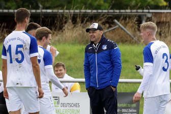 Vier Tage vorm Pokalspiel gegen den FC Erzgebirge Aue: VfB Empor Glauchau trifft auch in der Liga auf Lila-Weiß - Der Glauchauer Trainer Nico Quade hatte zuletzt an den Auftritten seiner Mannschaft nicht viel zu bemängeln.