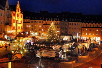 Vier Tage Weihnachtszauber: Mittweida erwartet tausende Gäste auf dem Weihnachtsmarkt - Der Weihnachtsmarkt in Mittweida findet auch 2024 wieder auf der Marktinsel statt.