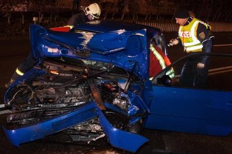 Vier Verletzte bei Frontalcrash -