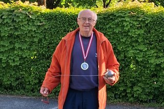 Viermal Gold: Erzgebirger glänzt bei Welt-Werfer-Spielen - Unter anderem zeigte Klaus Dreßel in Purgstall mit diesem Hammer sein Können.