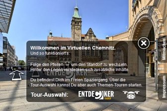 Virtuell durch die City -